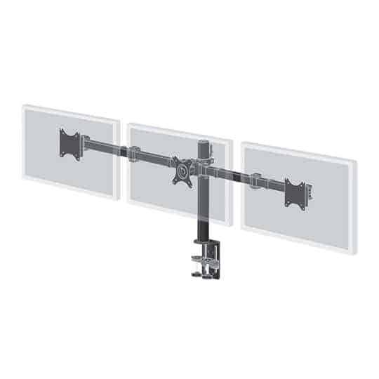(image for) iiyama Triple Desk Top Mounting Arm for upto 27\" Tilt/Height/Rotate